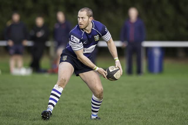 Matthew Bacon, in action for Pontefract RUFC back in 2017.