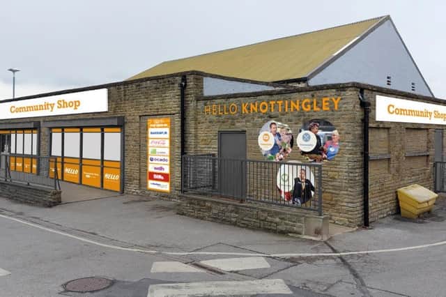 A a mock-up image of the Knottingley store.