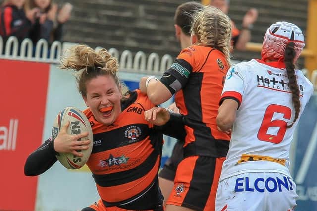 Emma Lumley, who has joined Leeds Rhinos Women from Castleford Tigers Women.