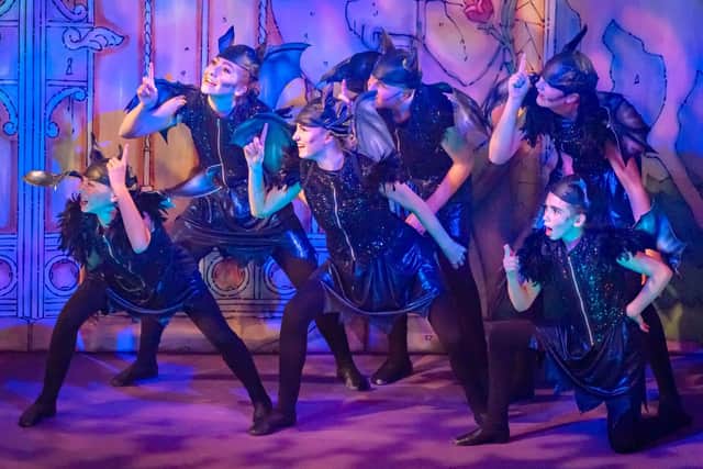 The Beauty & the Beast Young Chorus as Creatures of the Night. Pic Ant Robling