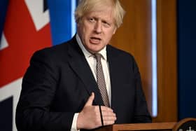 Boris Johnson is holding a press conference at Downing Street this afternoon following the return of Covid measures to tackle the Omicron variant.