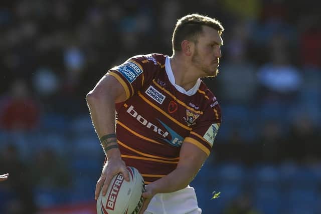 Lee Gaskell, handed the number 17 shirt after moving from Huddersfield Giants to Wakefield Trinity.
