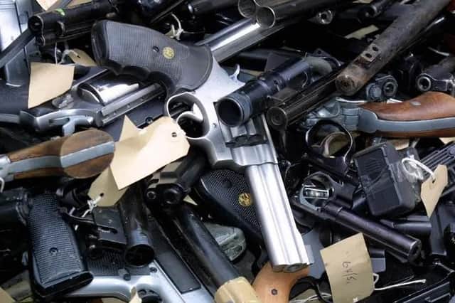 Lockdowns and other coronavirus restrictions contributed to gun crime dropping nationally in the year to March, but police forces across England and Wales still logged thousands of offences.