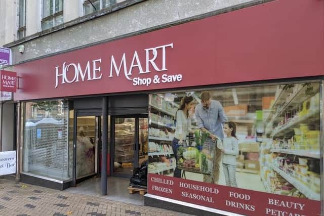 Homemart opened its doors on the site of the city's old Edinburgh Woollen Mill store.