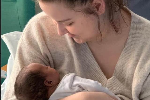 Anniree Muir with baby Jahleel.