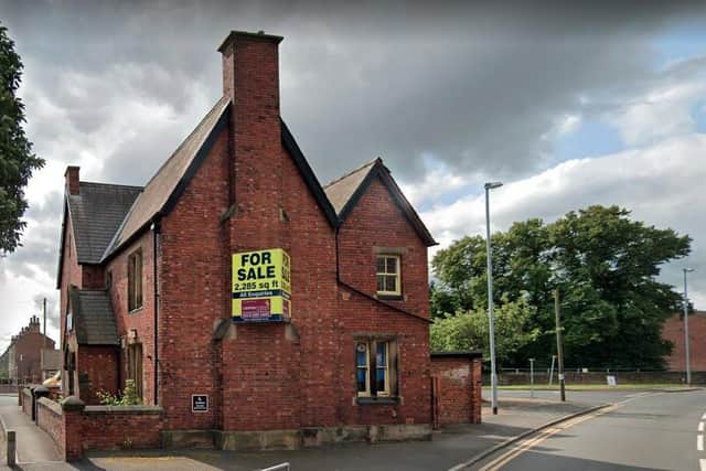 The venue was a former police station, pictured here in 2019.