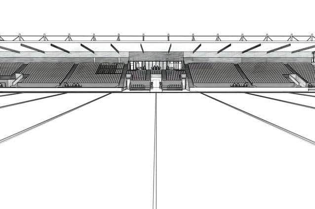 A new East Stand will house 2,500 seats.