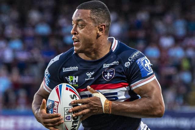 England star Reece Lyne is backing Wakefield Trinity Community Foundation's support of St Catherine's Food Bank.