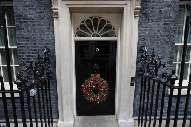 Downing street: Parties were held  while the rest of us were told to cancel Christmas. Photo: Getty Images