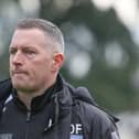 Frustrated Frickley Athletic manager Dave Frecklington. Picture: Onion Bag Photos