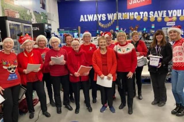 Jack’s Supermarket shoppers raised £270 for The Community Foundation Winter Fuel Poverty Fund at their in store Christmas fun day.