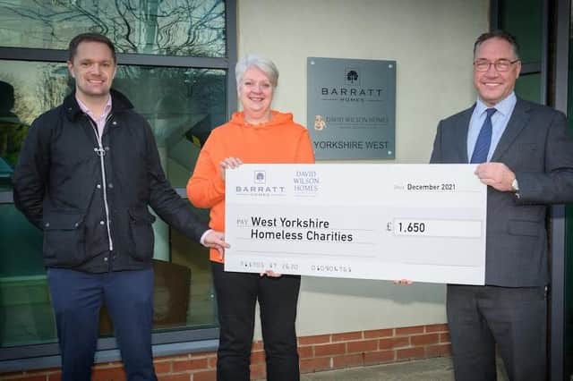 Barratt Developments Yorkshire West has donated £150 to eleven charities including Turning Lives Around which runs Sustain Wakefield and Community Awareness Programme close to its St Andrew’s Place development and Ambler’s Meadow development.