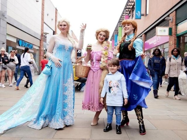 Elsa, Anna and Rapunzel.