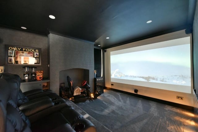 Unlike many properties, this unique home comes with its own cinema room - perfect for movie nights.