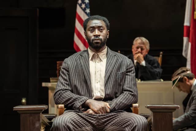 Aaron Shosanya (Tom Robinson) in To Kill A Mockingbird