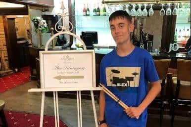At just 15-years-old, the talented musician has toured Yorkshire entertaining crowds with his skills – and can count stars including Gary Barlow as fans of his music.