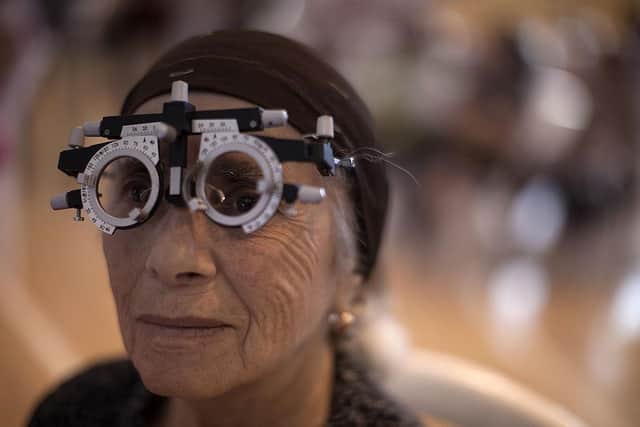 Specsavers offers home eye exams.