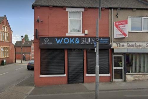 Wok & Bun at 79 Kirkby Road, Hemsworth, Pontefract was rated FIVE on May 2.