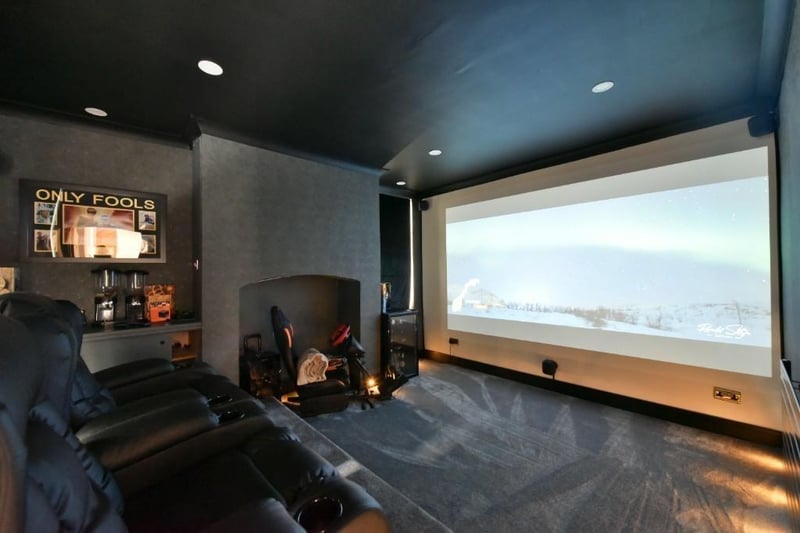 Unlike many properties, this incredible home comes with its own cinema room - perfect for movie nights.