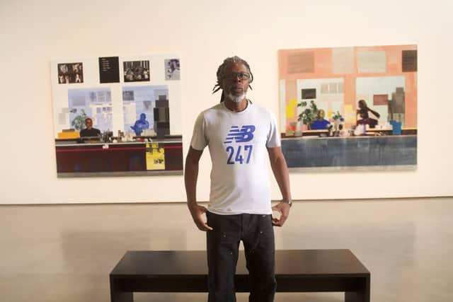 Artist Hurvin Anderson will be exhibiting his series of Salon Paintings at The Hepworth.