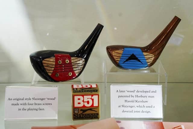 Sykes was taken over by Slazenger in 1942 and produced golf clubs that won four Open championships with South African Bobby Locke. (Scott Merrylees)