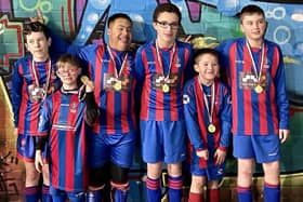 Thornes Strikers were in winning form in a tournament involving disability football teams representing Leeds United and Bradford City.