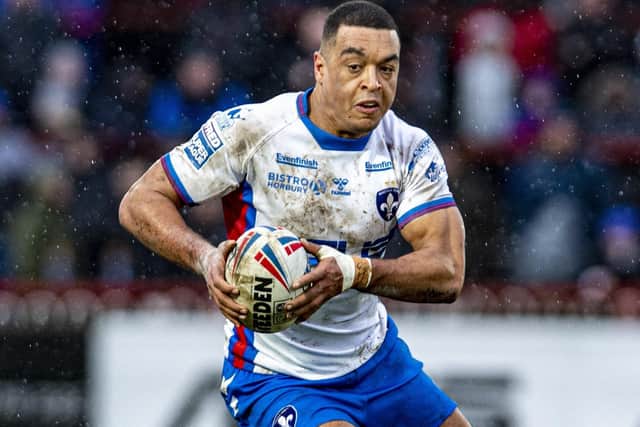 Reece Lyne crossed for a try in his testimonial match as Wakefield Trinity beat Halifax Panthers.