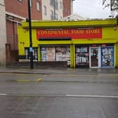 Continental Food Stores, on Westgate in Wakefield