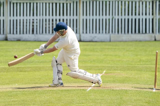 Great Preston's James Conlon hit 10 runs and took five wickets against Scholes. (Photo by Scott Merrylees)