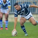 Caleb Aekins scored in Featherstone's win at Swinton.
Photo Credit Craig Cresswell Photography