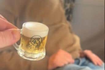 A teeny tiny pint!