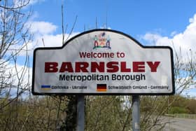 A sign welcoming visitors to Barnsley
