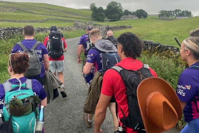 Staff took part in the 99,000 Steps Challenge across the Yorkshire Three Peaks.