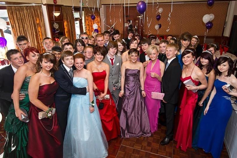Class photo of Wakefield City High's prom on May 27, 2011.