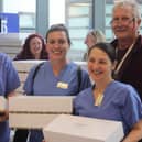 Wakefield Street Kitchen has donated 1,000 chocolate hampers to Pinderfield Hospital staff. Image: Liam Stephenson.