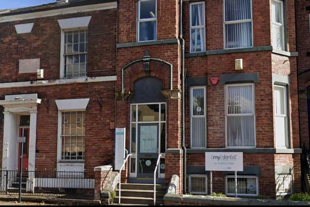 Plans have been submitted to convert a former city centre dental surgery into flats. Proposals include building four self contained apartments at the Georgian property on Bond Street in Wakefield. Google image