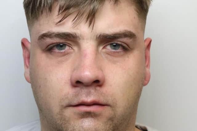 Ryan Laing, 34, who was convicted in his absence of a sexual assault at an address in West Yorkshire.