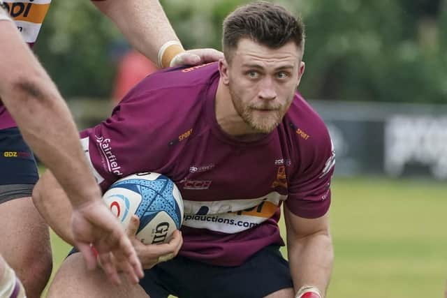 Will Henshall was a try scorer for Sandal at Driffield.