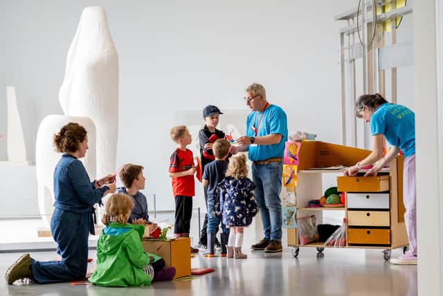 The Hepworth Wakefield is inviting families to explore the galleries and garden this half-term.