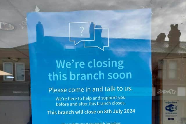 The bank is set to close on July 8 2024.