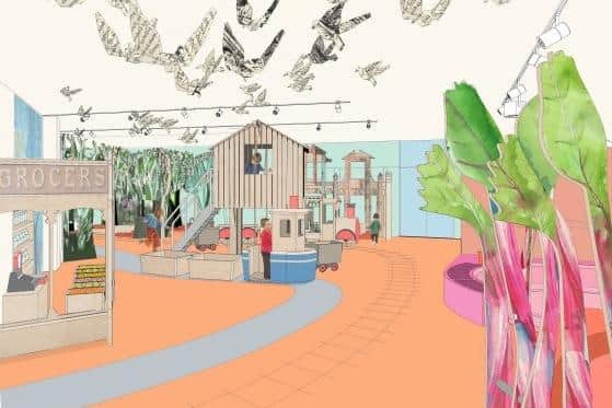 Entrance view Wakefield Children's Space (Concept by Polly Lewis/Stephen Foulger)