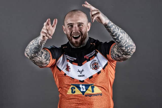Nathan Massey is back in the Castleford Tigers squad for their game against Warrington Wolves. Picture: Allan McKenzie/SWpix.com