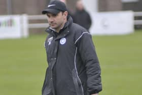 Wakefield AFC first team manager Gabe Mozzini.