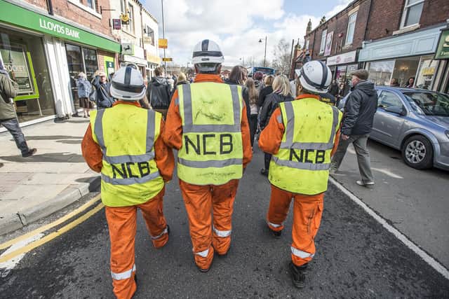 South Kirkby Colliery 30th Anniversary Miners Strike parade, South Kirkby