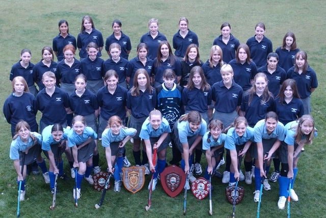 Wakefield Girls High School, hockey teams, taken in 2004.