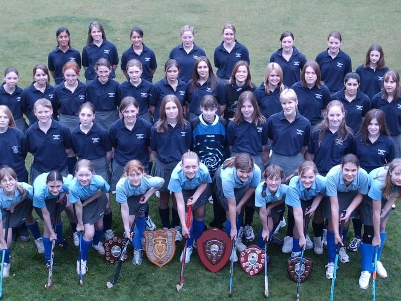 Wakefield Girls High School, hockey teams, taken in 2004.
