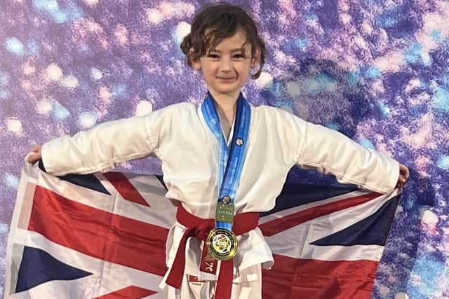 Six-year-old Layla Haycock has done Britain proud with a World Championship success.
