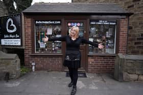 Hannah Maher, 38, opened the doors to Belles Magic Box last weekend in Horbury and is believed to be one of Britain’s smallest. (SWNS)