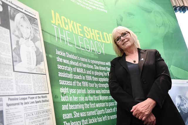 Former womens Rugby League international coach, Jackie Sheldon - photo by Simon Wilkinson