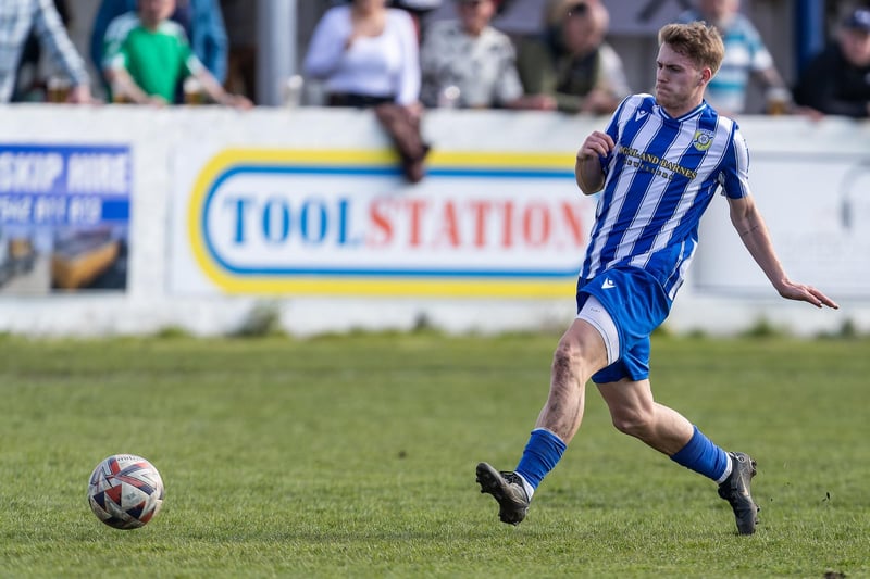 Kelan Swales made an impression on his return from injury in the Frickley Athletic line-up.